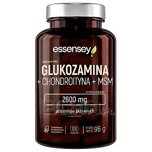 Essensey Glukozamina + Chondroityna + MSM 120kaps. 1/1