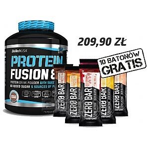 BioTech USA Protein Fusion 85 + 10x Zero Bar 2270g + 10x 50g GRATIS! 1/1