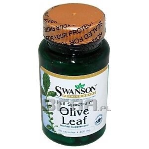 Swanson Full Spectrum Olive Leaf 400mg 60kaps. 1/1