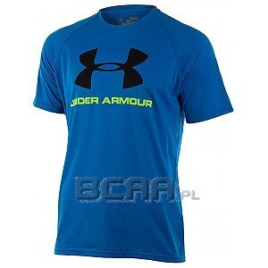 Under Armour Koszulka treningowa Under Armour Tech Sportstyle Logo 1266557-405 niebieski 1/3