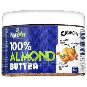 NutVit 100% Almond Butter Crunchy 500g  1/1