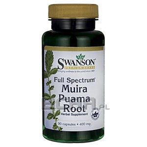 Swanson Full Spectrum Muira Puama Root 400mg 90kaps. 1/1