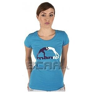 Manto T-Shirt Damski Classic Niebieski L 1/1