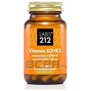 Labs212 Vitamin D3 + K2MK7 60kaps. 1/1