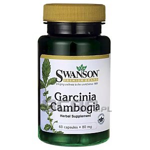Swanson Garcinia Cambogia 5:1 80mg 60kaps. 1/1