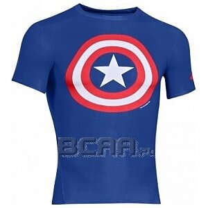 Under Armour Rashguard Męski Alter Ego Captain America Logo 1244399-402 M niebieski 1/5