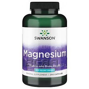 Swanson Magnesium 200mg 250kaps. 1/1