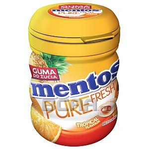 Mentos Pure Fresh Sugar Free BTL Tropical 60g 1/1