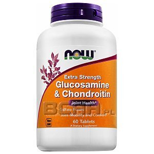 Now Foods Glucosamine & Chondroitin Extra Strength 60tab. 1/2