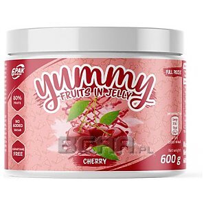 6Pak Nutrition Yummy Fruits in Jelly 600g Cherry 1/1