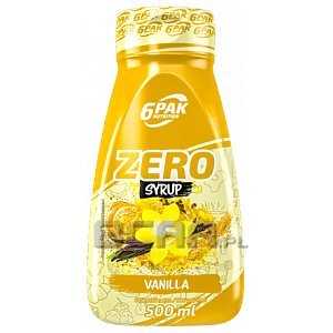 6Pak Nutrition Syrup Zero Vanilia 500ml  1/1