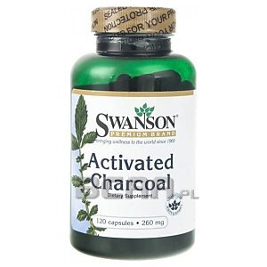 Swanson Activated Charcoal 120kaps. 1/1