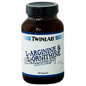 Twinlab L-Arginine & L-Ornithine 100kaps. 1/1