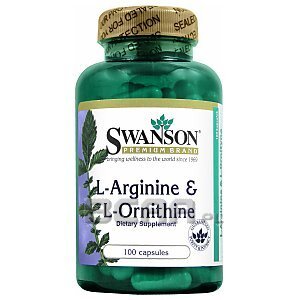 Swanson L-Arginine & L-Ornithine 100kaps. 1/1