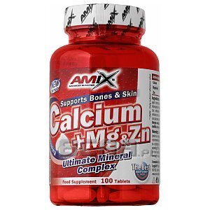 Amix Calcium + Mg + Zn 100tab.  1/1