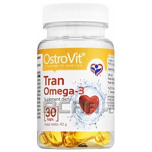 OstroVit Tran Omega 3 darmowy gratis do zamówienia za 250zł 30kaps. 1/2