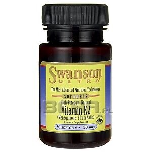 Swanson Vitamin K2 50mcg 30kaps. 1/1