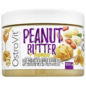 OstroVit Peanut Butter Honey darmowy gratis do zamówienia za 300zł 500g 1/2