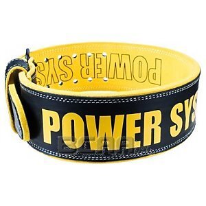 Power System Power Beast Pas skórzany (PS-3830) yellow 1/1