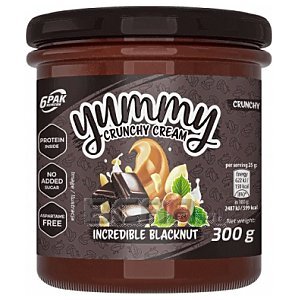 6Pak Nutrition Yummy Crunchy Cream - Gorzka czekolada 300g 1/1