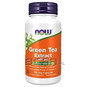 Now Foods Green Tea Extract 400mg 100vkaps. Wyprzedaż! 1/1