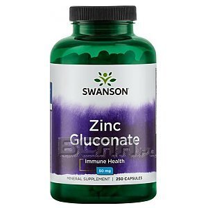 Swanson Zinc Gluconate 250tab. 1/1
