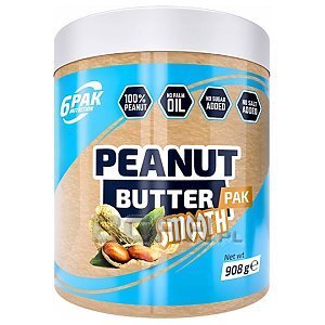6Pak Nutrition Peanut Butter PAK Smooth 908g 1/1