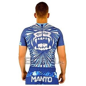 Manto Rashguard Beast Short Sleeve T-Shirt Niebieski XL 1/1