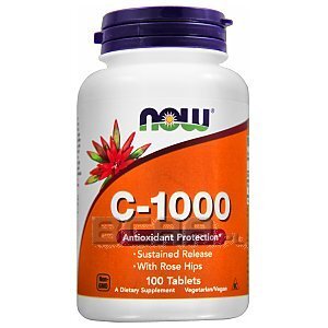 Now Foods Vitamin C-1000 plus Rose Hips 100tab. 1/1