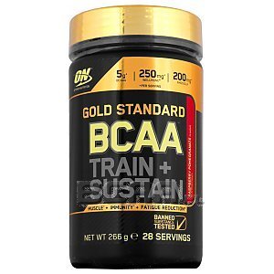 Optimum Nutrition Gold Standard BCAA Train + Sustain Raspberry - Pomengrate 266g  1/1