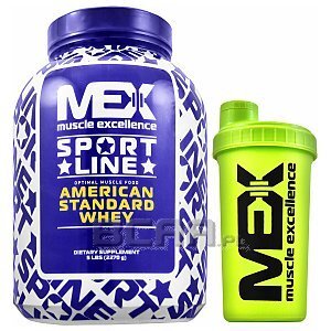 Mex Nutrition American Standard Whey + Shaker 2270g + 700ml GRATIS! 1/3