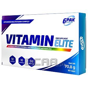 6Pak Nutrition Vitamin Elite 60kaps. 1/1