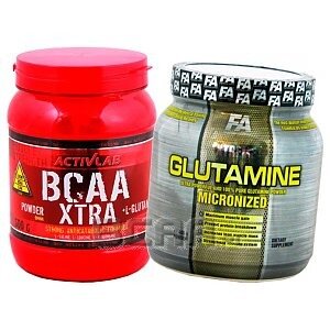 Activlab + Fitness Authority BCAA Xtra + Xtreme Glutamine 500g + 400g 1/1