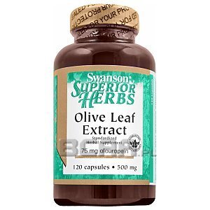 Swanson Olive Leaf Extract 500mg 120kaps. 1/1