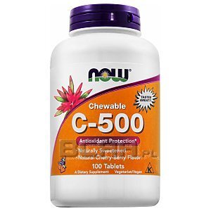 Now Foods Vitamin C-500 Chewable 100tab. 1/2