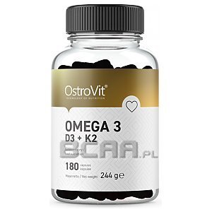 OstroVit Omega 3 D3+K2 180kaps. 1/2