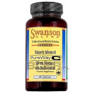 Swanson PureWay C 500mg 60kaps. 1/1