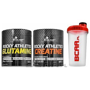 Olimp Rocky Athletes Creatine + Glutamine + Shaker 200g+250g+700ml GRATIS! 1/1