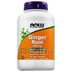 Now Foods Ginger Root 550mg 100kaps. 1/2