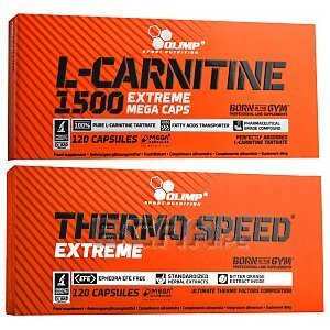 Olimp Thermo Speed Extreme + L-Carnitine 1500 Extreme 120kaps.+120kaps. 1/1
