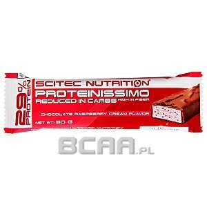 Scitec Proteinissimo Bar Reduced In Carbs chocolate raspberry cream 30g  1/1