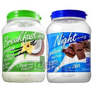 Activlab Protein Breakfast + Night Protein + ZMA 1000g+1000g  1/3