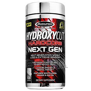 Muscletech Hydroxycut Hardcore Next Gen 100kaps 1/2