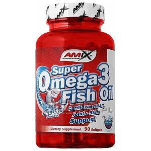 Amix Super Omega 3 Fish Oil 90kaps.  1/1