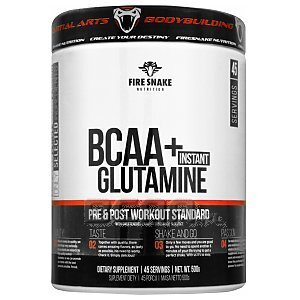 FireSnake Nutrition BCAA + Glutamine 500g  1/2