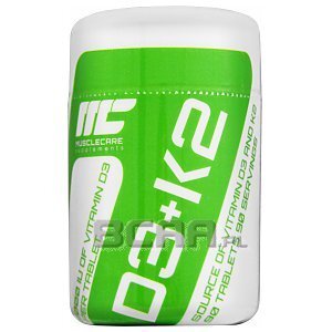 Muscle Care D3 + K2 90tab. 1/2