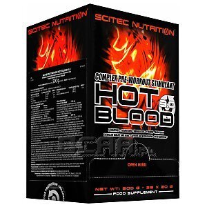 Scitec Hot Blood 3.0 blood orange 25 x 20g  1/2