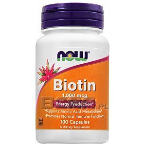 Now Foods Biotin 1000mcg 100vkaps. 1/2
