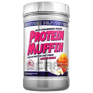 Scitec Protein Muffin truskawkowo-kokosowy z białą czekoladą 720g  1/2