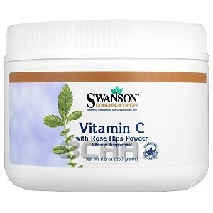 Swanson Vitamin C with Rose Hips Powder 250g 1/1
